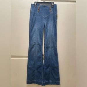 Anthropologie Pilcro Denim Button Up Jean (Flare)